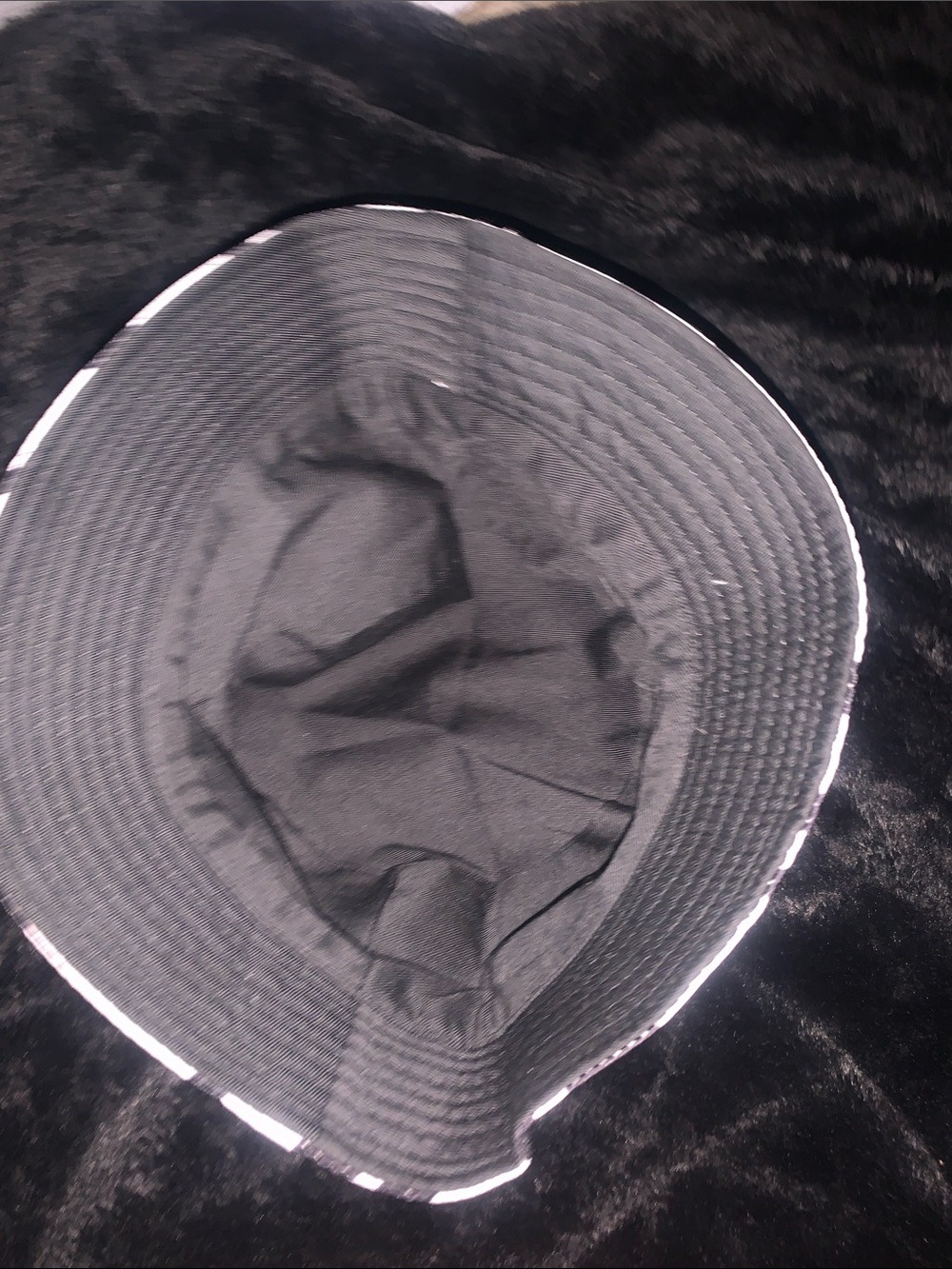 Woman Cow Print Bucket Hat - Black & White - Picture 2 of 3